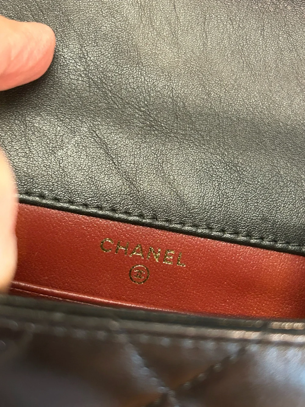 CHANEL Black Quilted Calf Leather Matelasse Cocomark Chain Bag